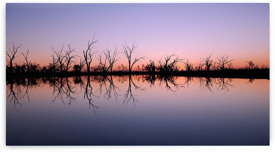 Sunset on Pamamaroo Lake by Lexa Harpell