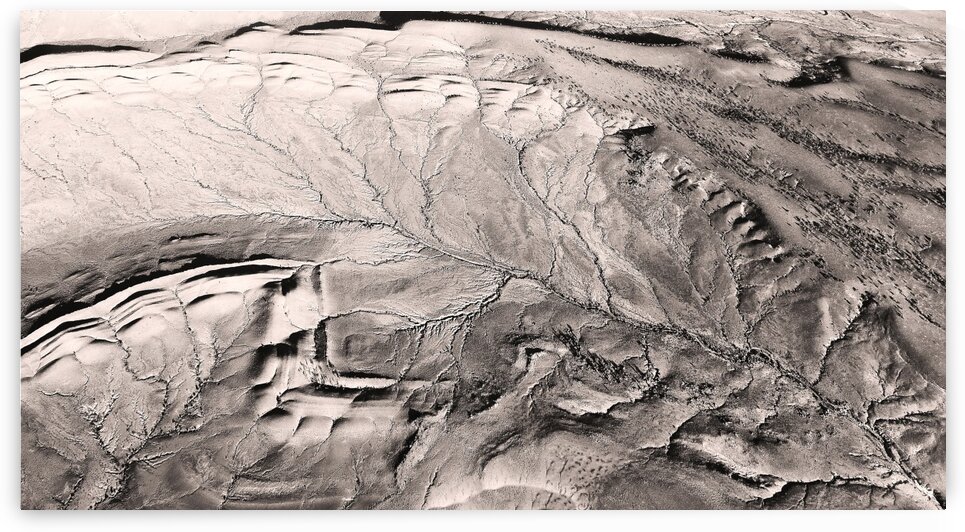 Aerial Detail - Wilpena Pound by Lexa Harpell