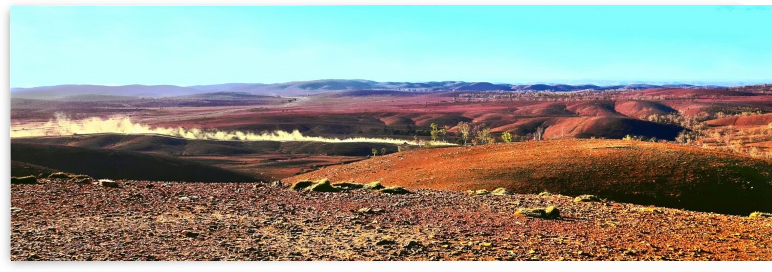 Kicking up Dust - Flinders Ranges by Lexa Harpell