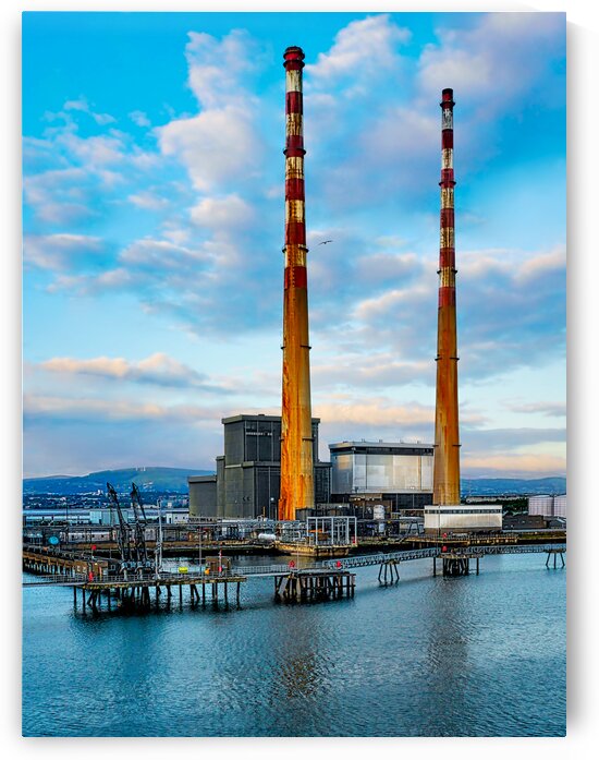 Dublins Poolbeg Chimneys by Lexa Harpell
