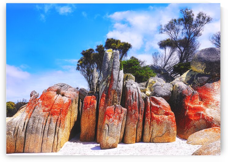 Bay of Fires Rocks by Lexa Harpell