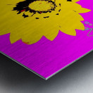 Rainbow Flower - Pink Metal print