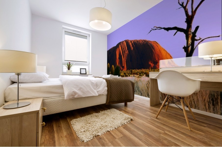 Sunrise on Uluru - Australia 2 Mural print