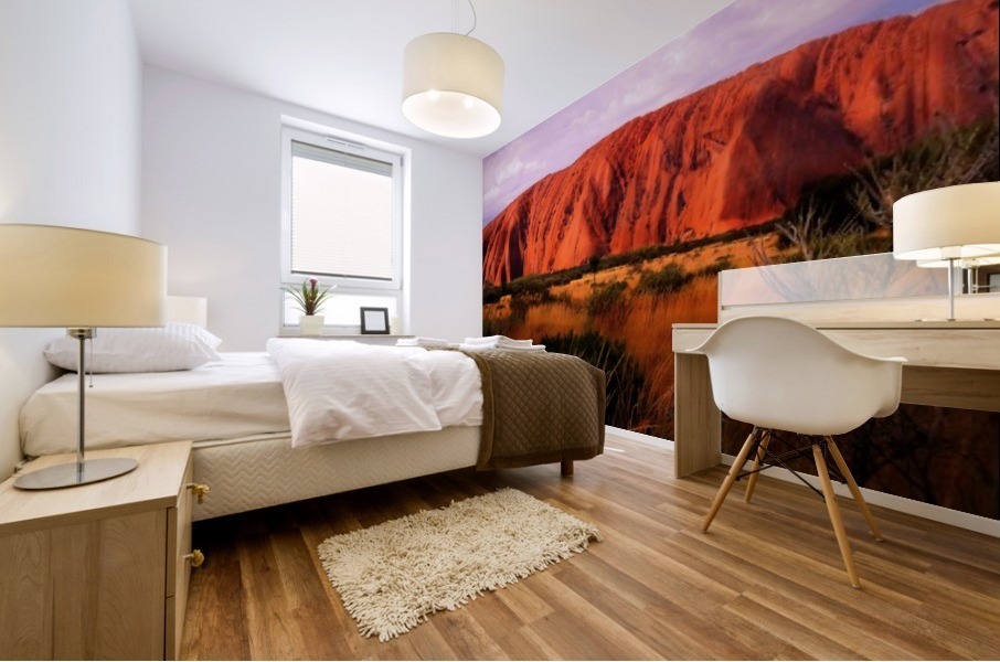 First Light - Uluru Australia Mural print