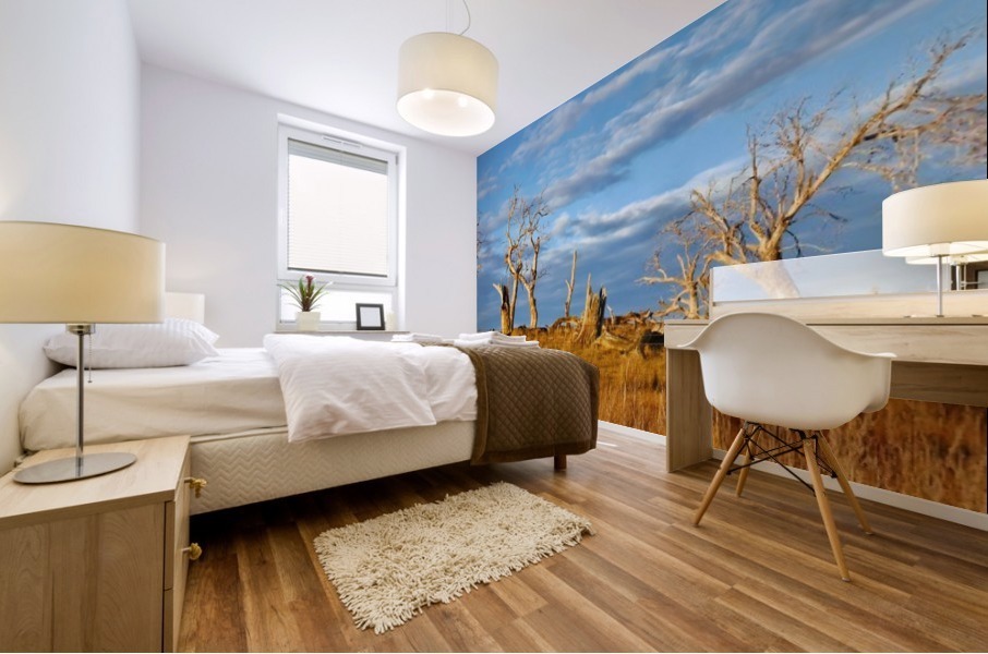 Beautiful Bare Trees 2 Mural print