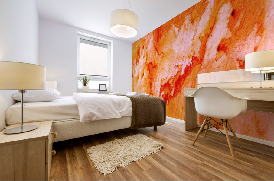 Salmon Bark Mural print