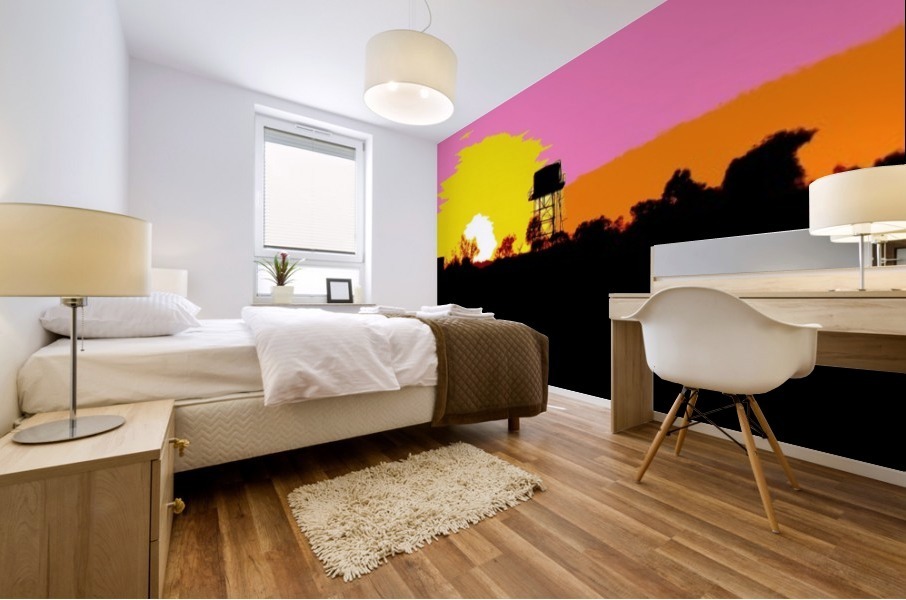 Outback Sunset Mural print