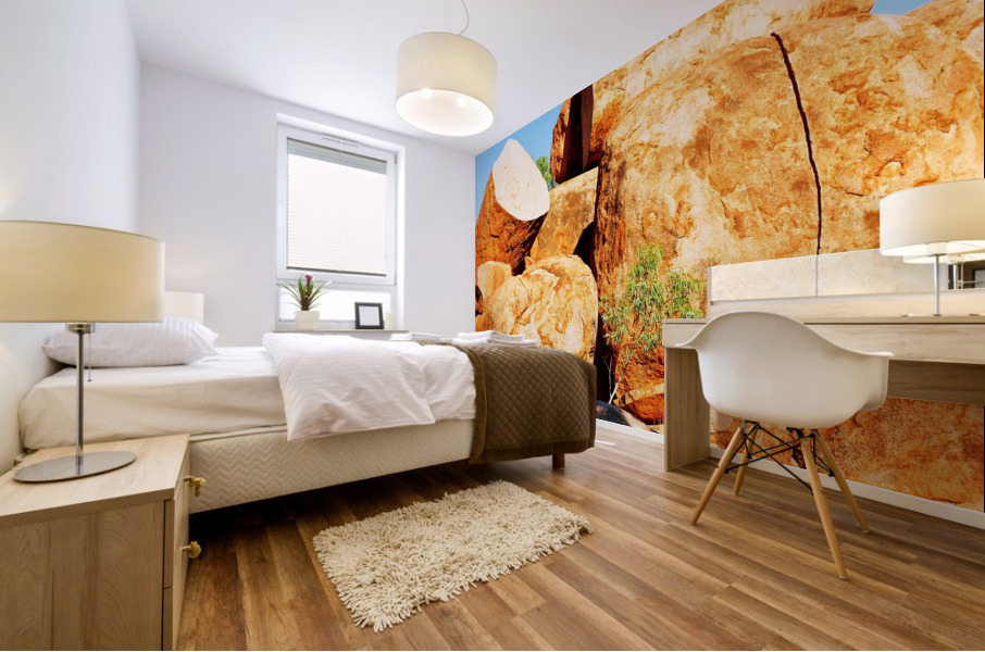 Split - Devils Marbles Mural print