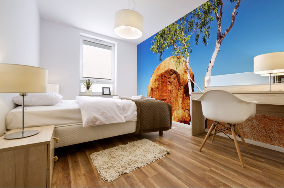 Solitary - Devils Marbles Mural print