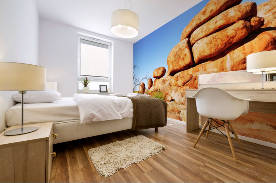 Landscape - Devils Marbles Mural print