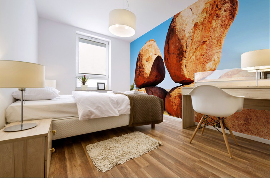 Balance - Devils Marbles Mural print