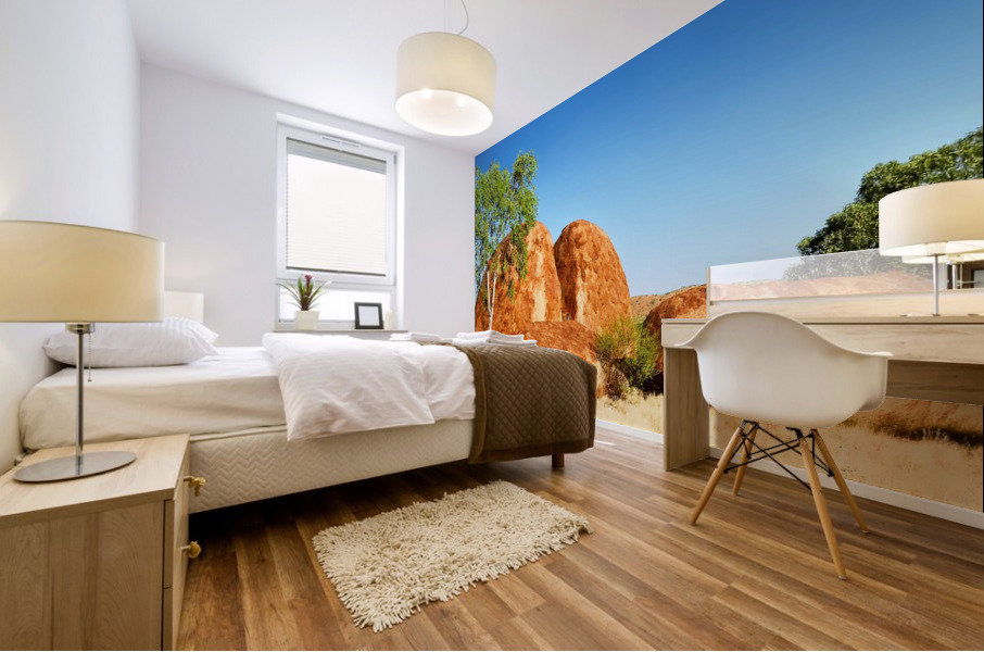 Lone Tree - Devils Marbles Mural print