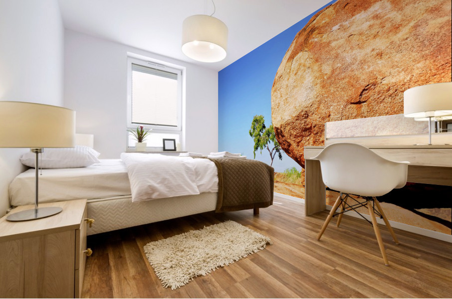 Precarious - Devils Marbles Mural print