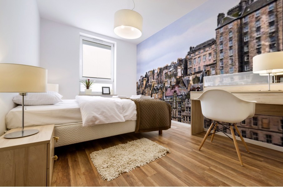 Edinburgh Skyline Mural print