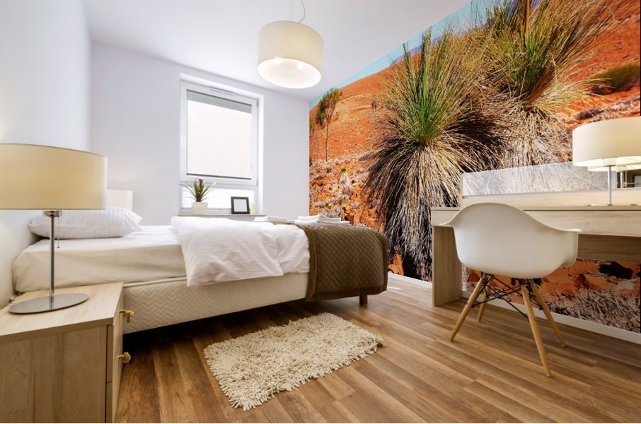 Grass Tree in the Outback Mural print