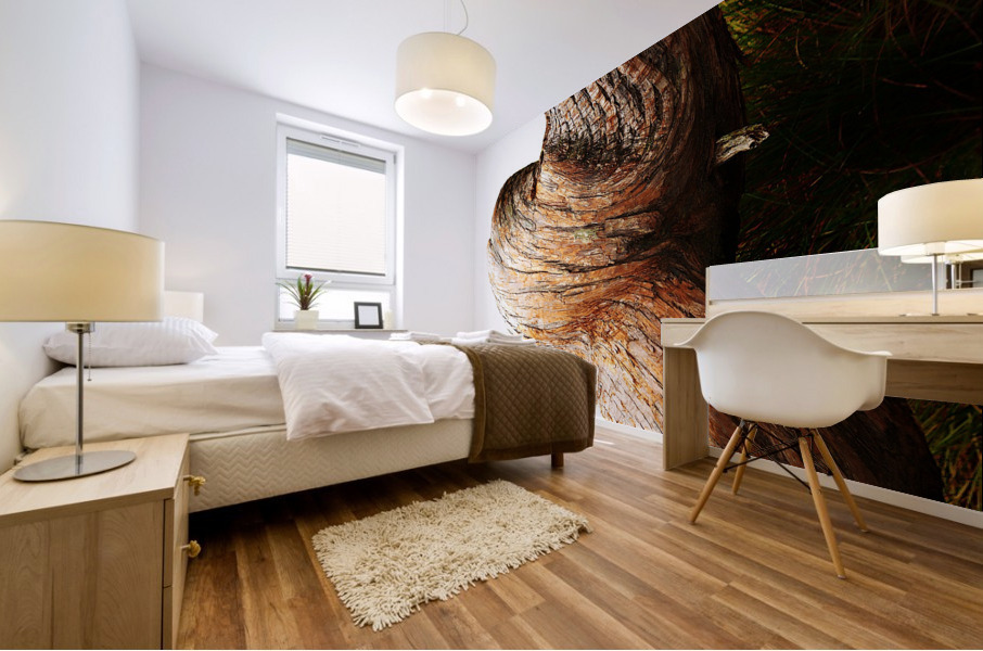 Aussie Alpine Tree Bark 3 Mural print