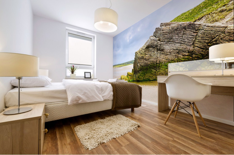 Magera Beach - Rock Formations Mural print