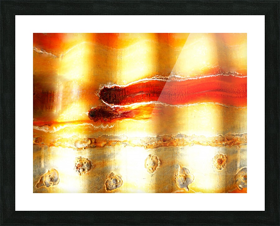 Corrugated Iron Series 3 Picture Frame print