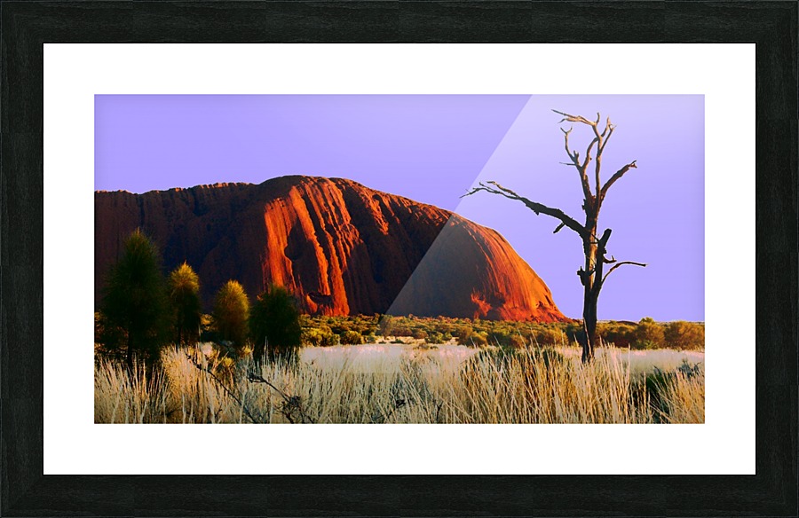Sunrise on Uluru - Australia 2 Picture Frame print