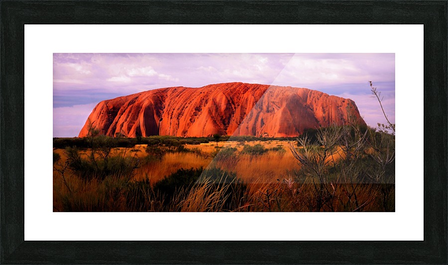 First Light - Uluru Australia Picture Frame print