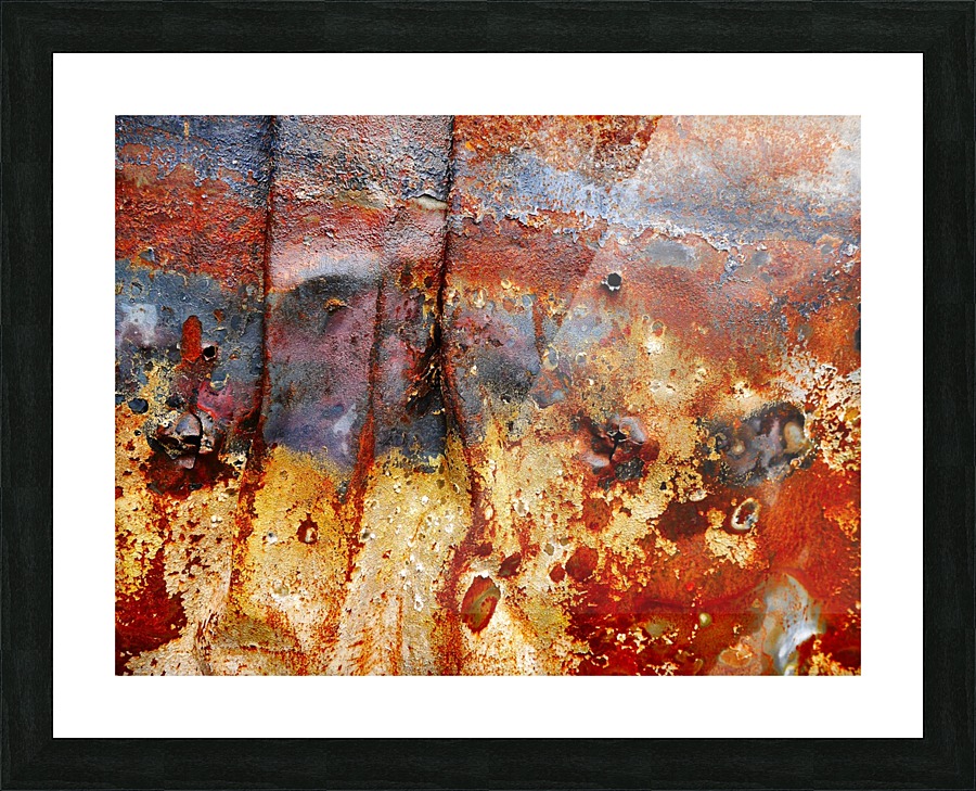 Corrugated Iron Series 14 Picture Frame print