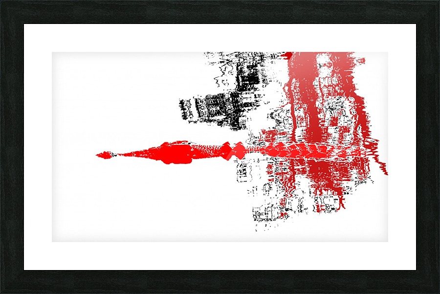Lurking - Red Picture Frame print