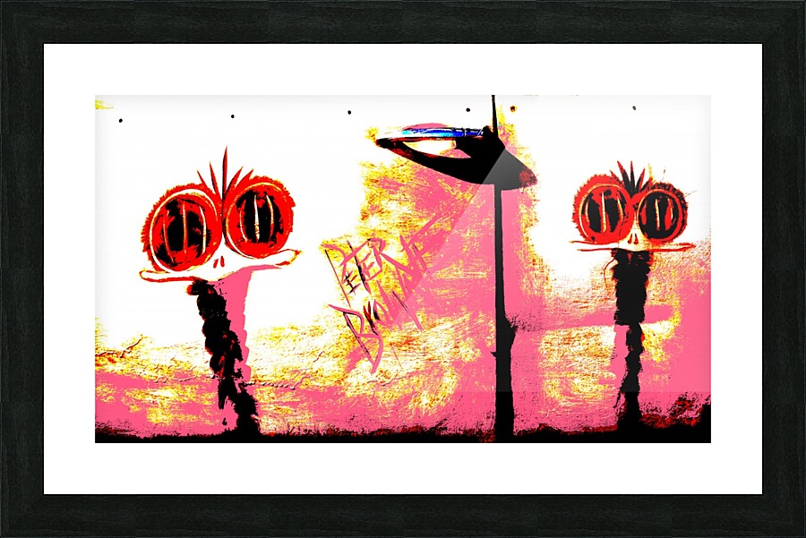 Emu Car - 1 Picture Frame print