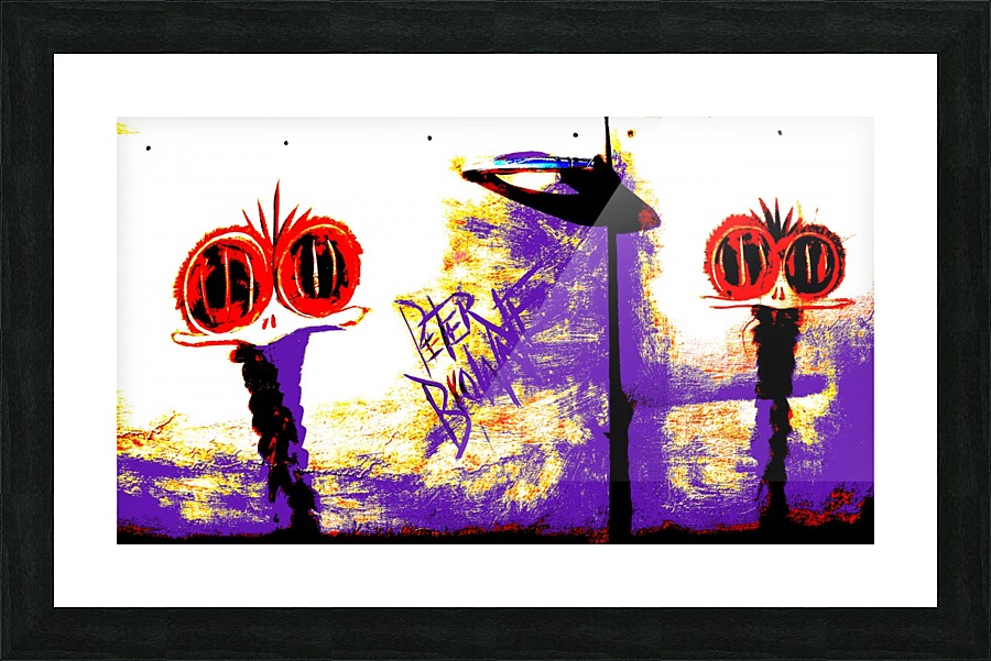 Emu Car - 3 Picture Frame print