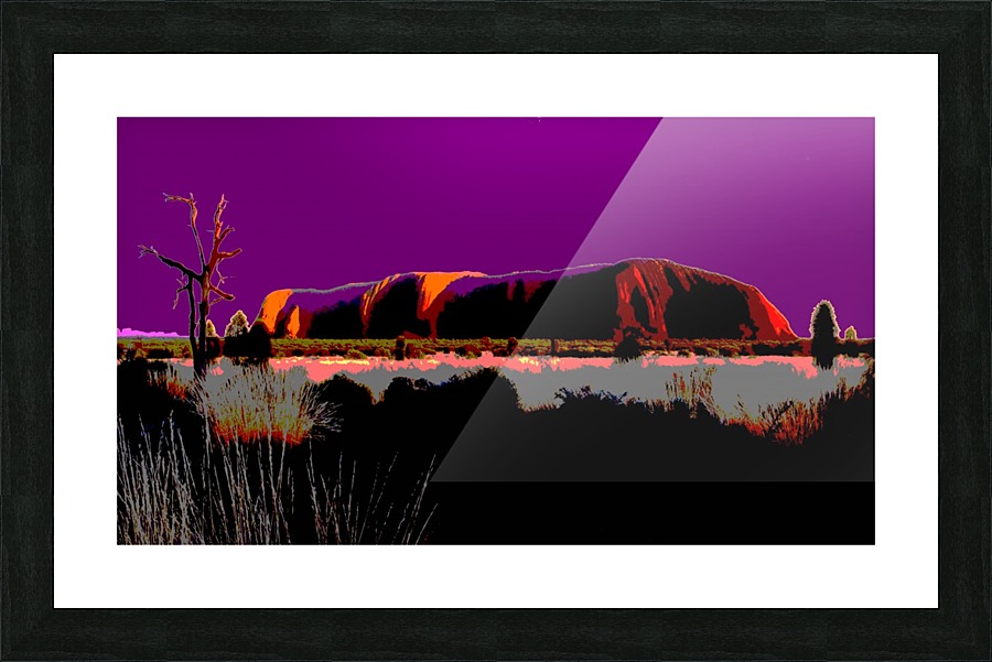 Iconic Uluru - Australia Picture Frame print