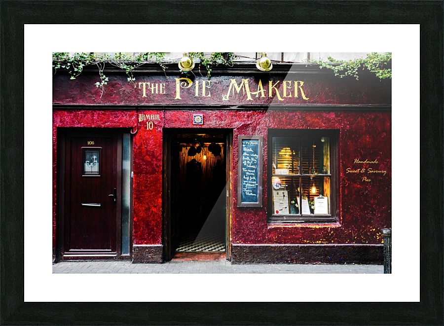 Galway Ireland - Pie Shop Picture Frame print