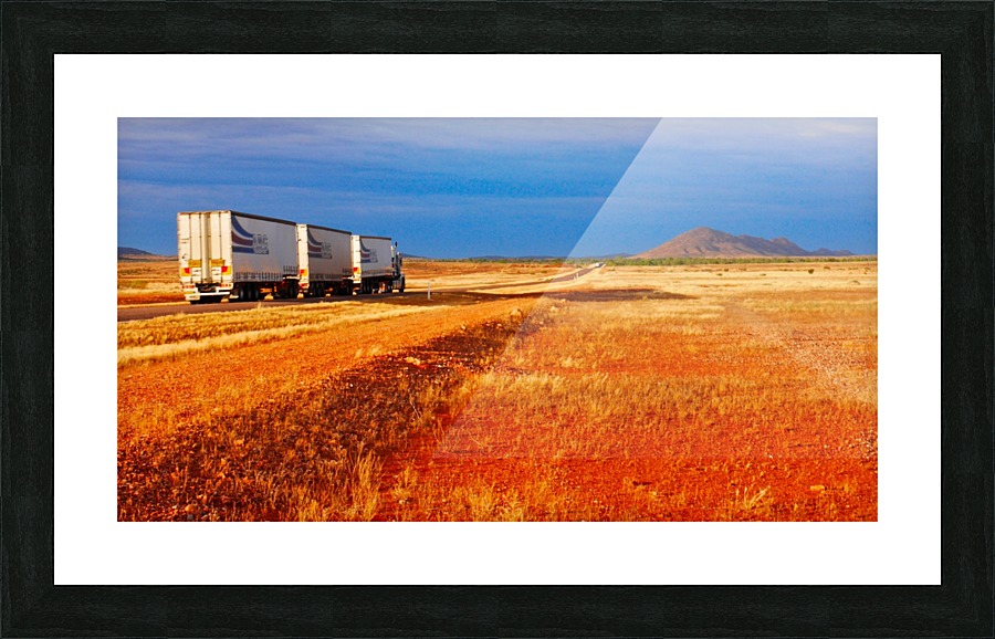 Road Train to Somewhere Picture Frame print