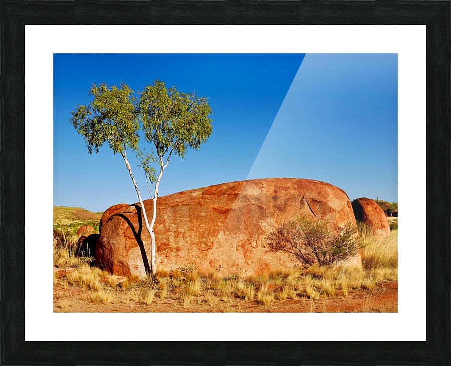 Split - Devils Marbles Picture Frame print