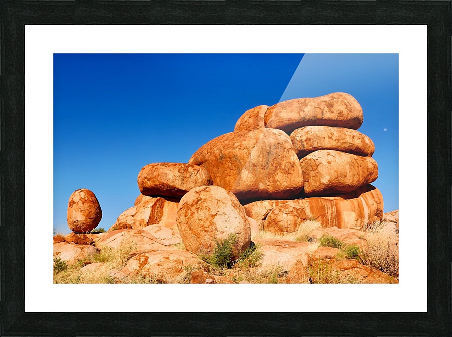 Stacked - Devils Marbles Picture Frame print