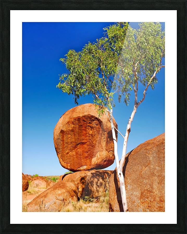 Solitary - Devils Marbles Picture Frame print