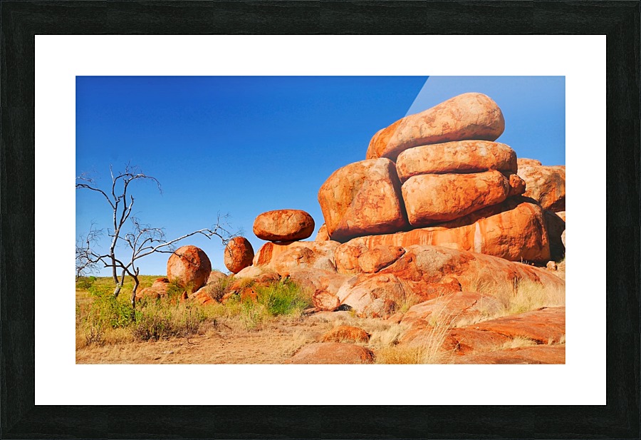 Landscape - Devils Marbles Picture Frame print