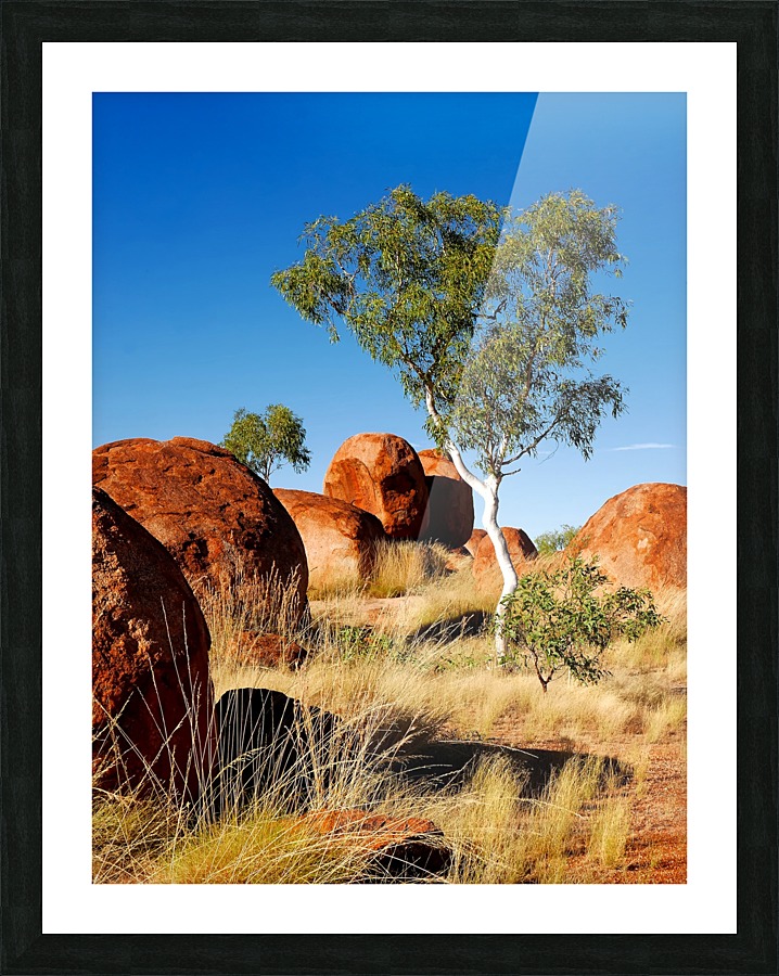 Landscape - Devils Marbles Picture Frame print