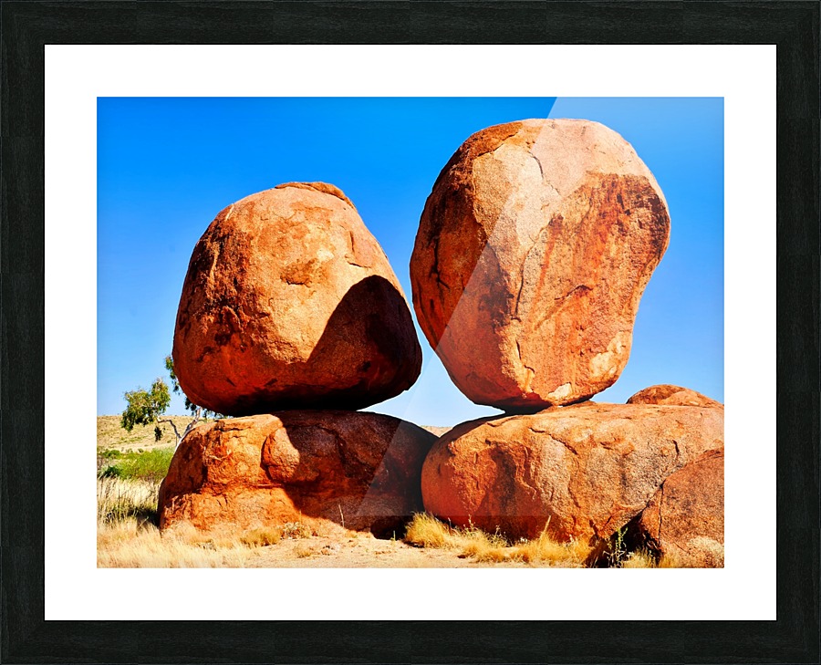 Balance - Devils Marbles Picture Frame print
