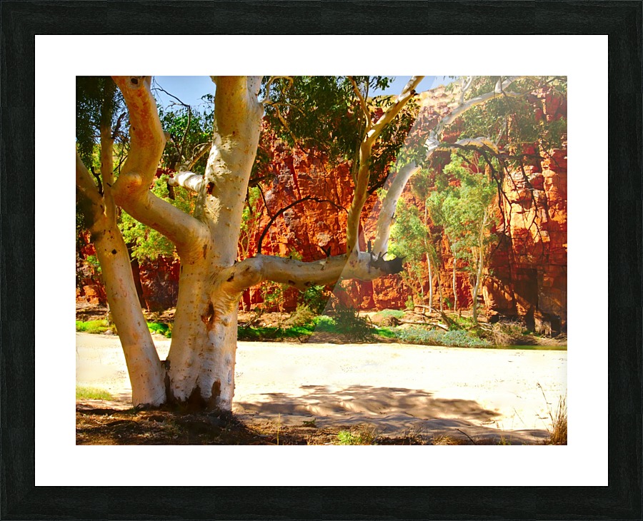 Sandy River - Ormiston Gorge Picture Frame print