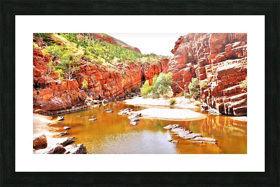 Waterhole - Ormiston Gorge Picture Frame print