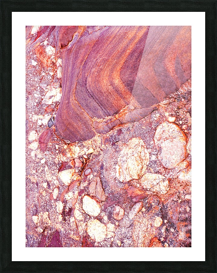 Australia Rocks - Abstract 53 Picture Frame print