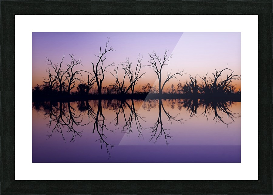 Sunset Reflection on Pamamaroo Picture Frame print