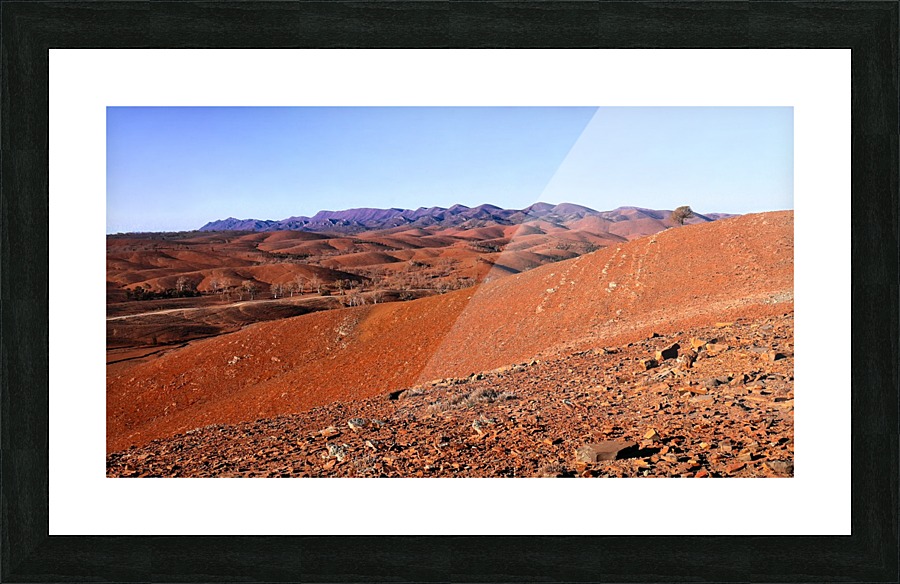 Sunset over Flinders Ranges Picture Frame print