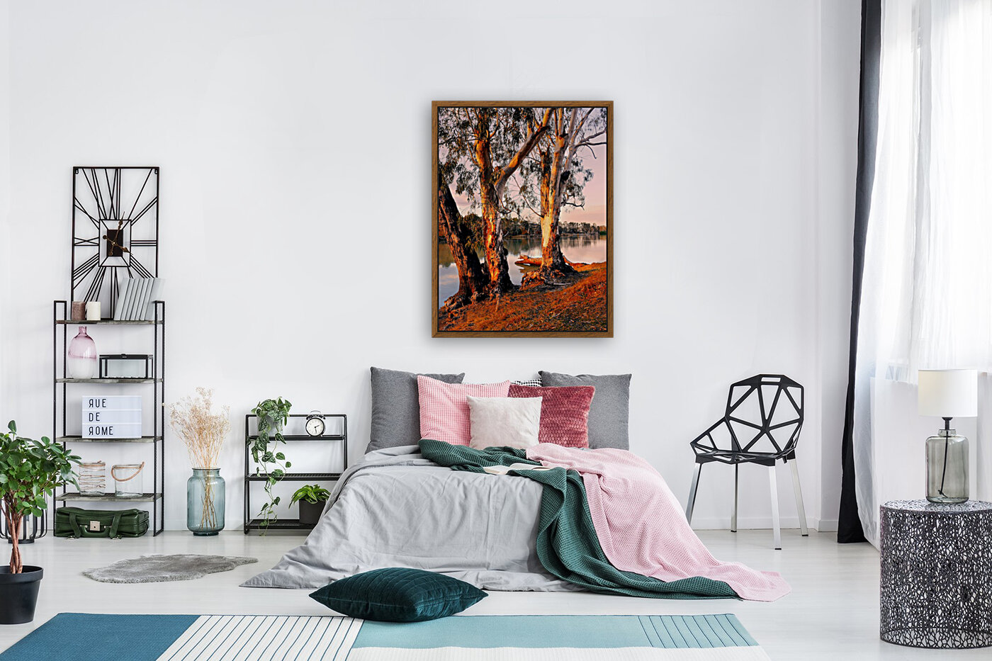 Murray River Gums Reproduction