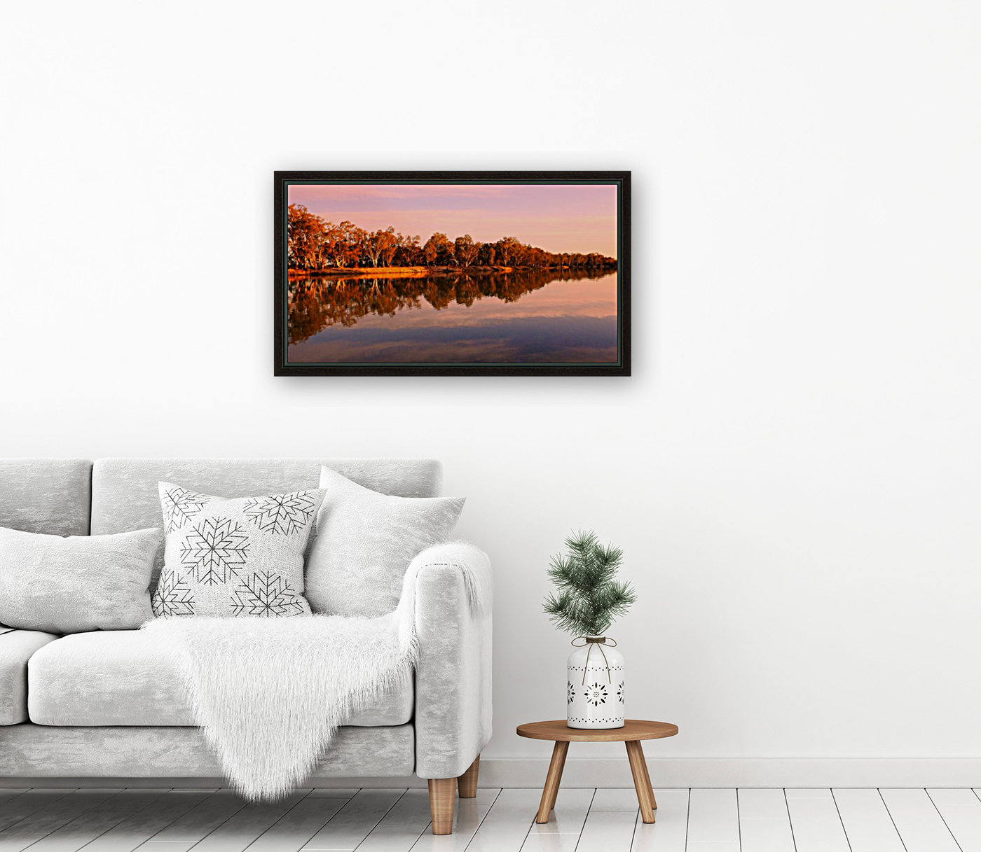 Sunset on the Murray River Reproduction