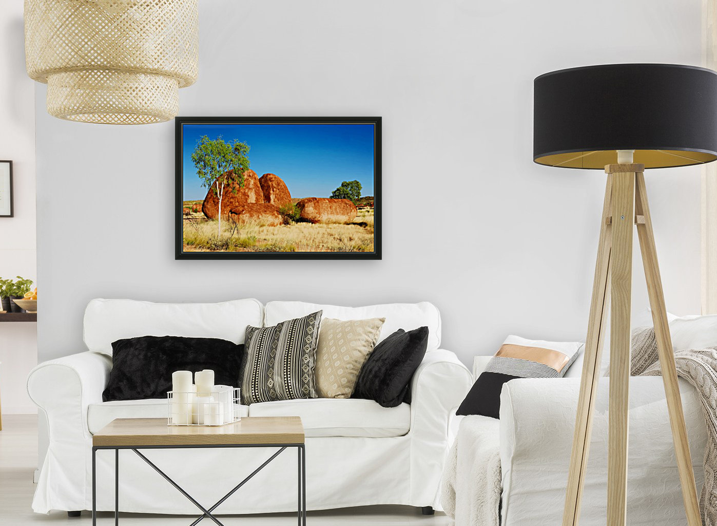 Lone Tree - Devils Marbles Reproduction