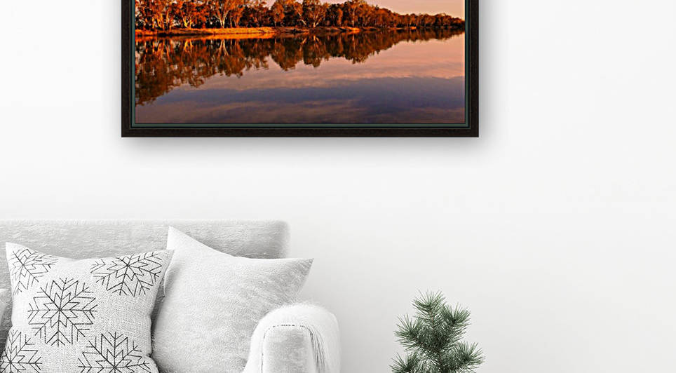 Sunset on the Murray River by Lexa Harpell
