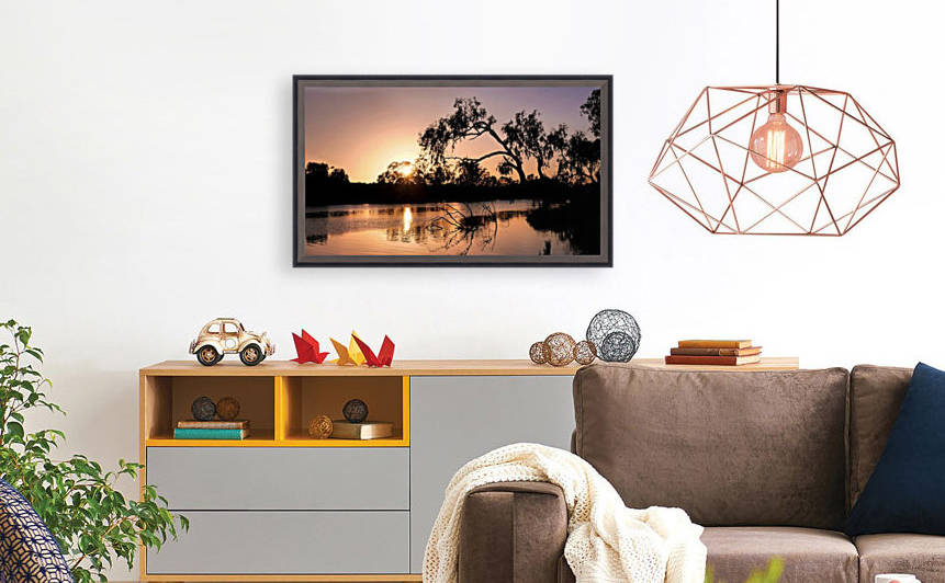 Pink Sunrise on the Murray by Lexa Harpell