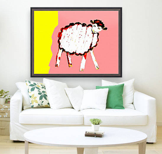 Little Aussie Sheep - Pink by Lexa Harpell