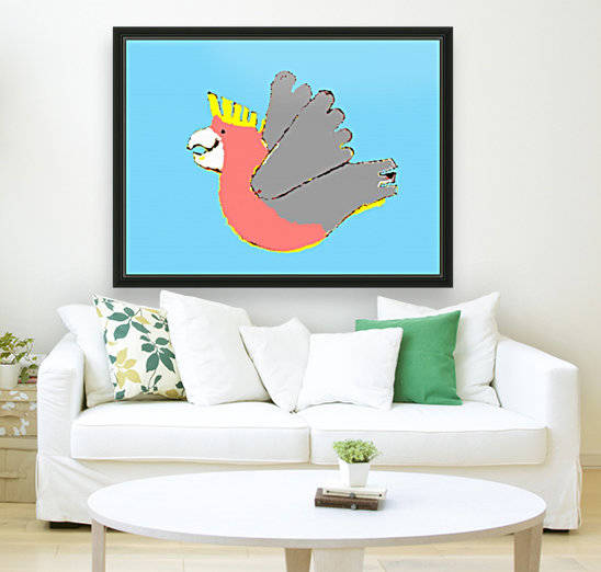 Happy Galah - Blue by Lexa Harpell