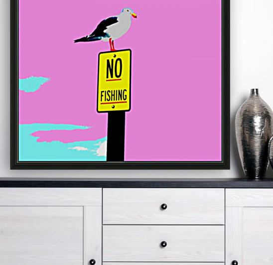 NO Fishing - Pink by Lexa Harpell